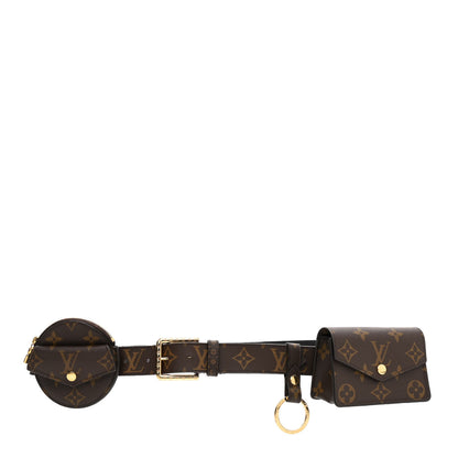 Louis Vuitton Monogram 30mm Daily Multi Pocket Belt 90 36 1 of 9