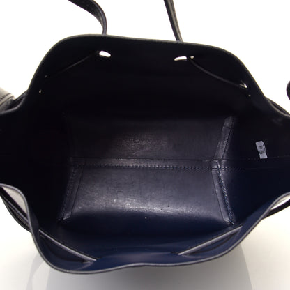 Mansur Gavriel Calfskin Mini Bucket Bag Black Blu 5 of 9