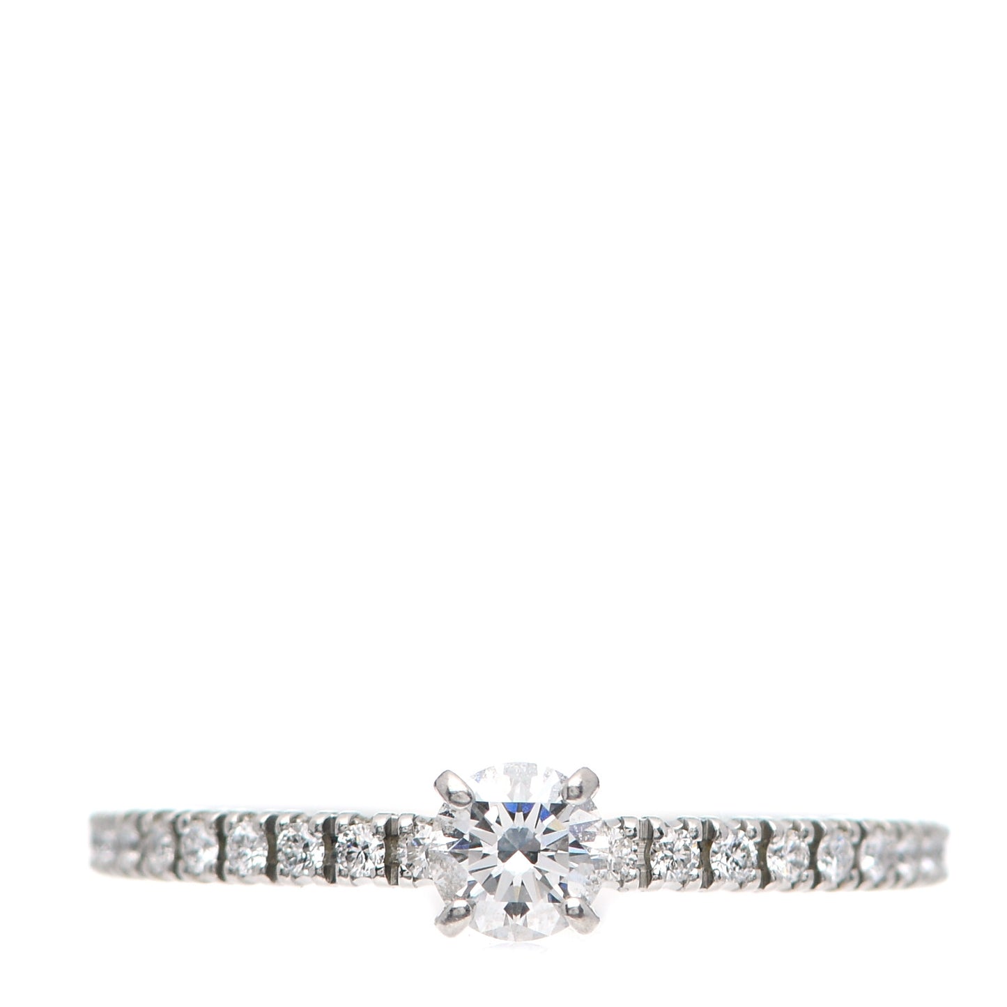 Platinum Diamond .18ct Etincelle De Cartier Solitaire Engagement Ring 49 4.75