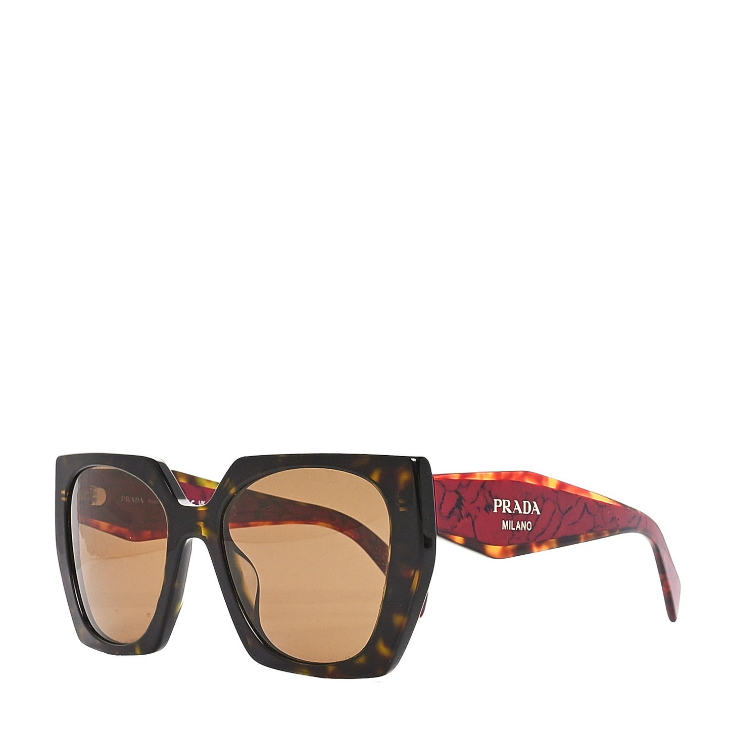 Acetate Sunglasses SPR 15W Tortoise Red Marble