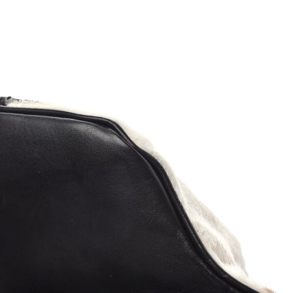 Saint Laurent Calfskin Calf Hair Pony Belt Bag Multicolor 9 of 10