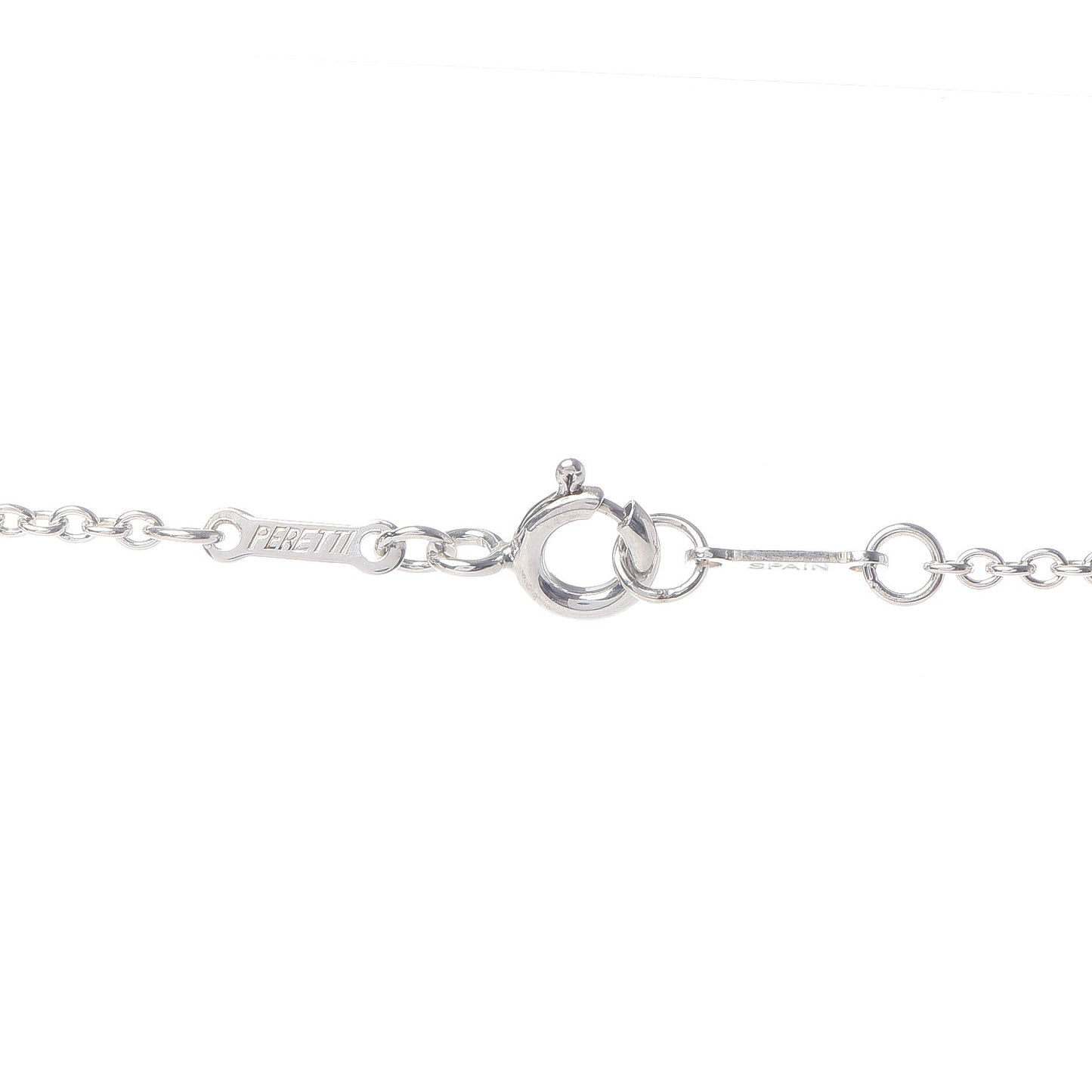 Sterling Silver 27mm Elsa Peretti Open Heart Pendant Necklace