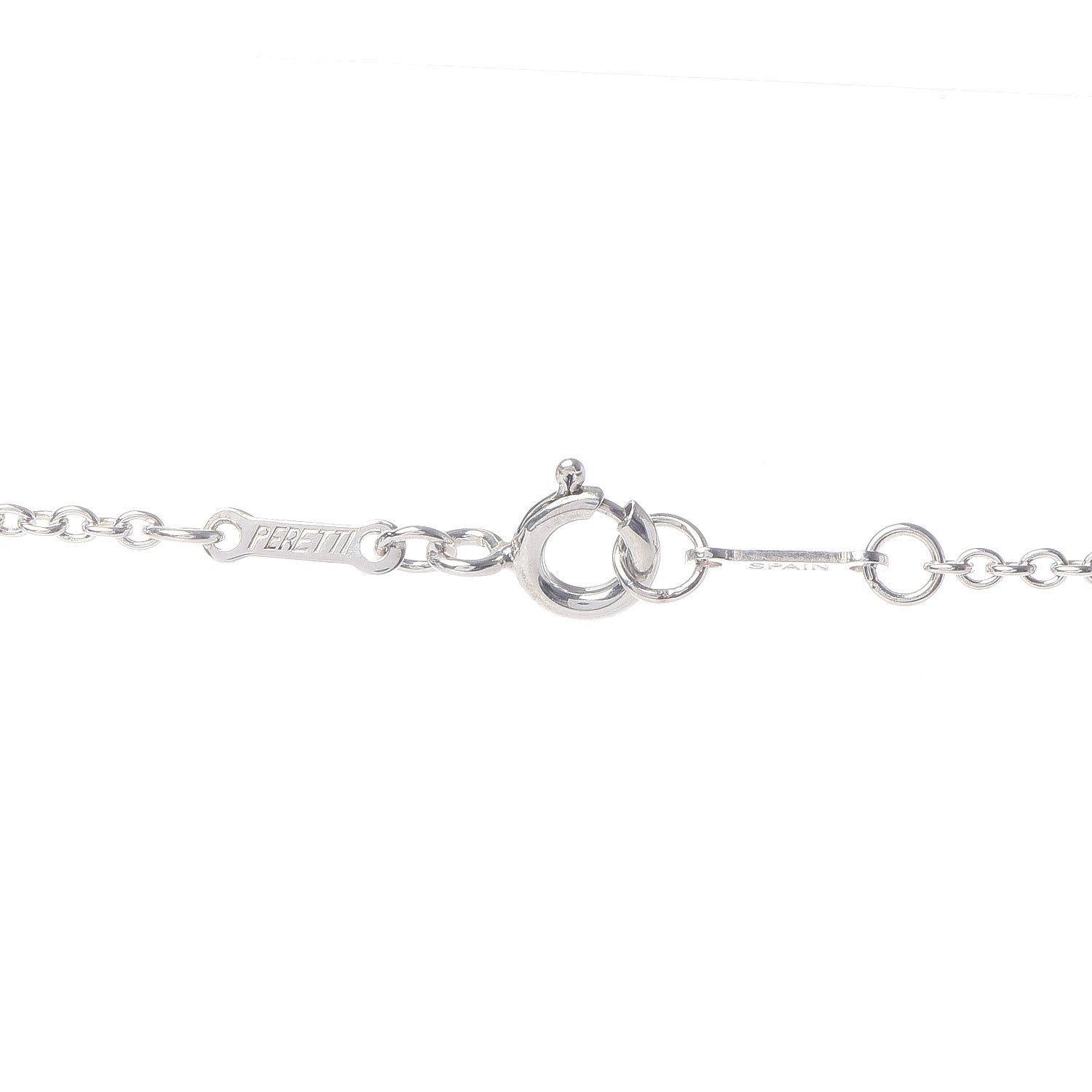 Tiffany Sterling Silver 27mm Elsa Peretti Open Heart Pendant Necklace 5 of 5