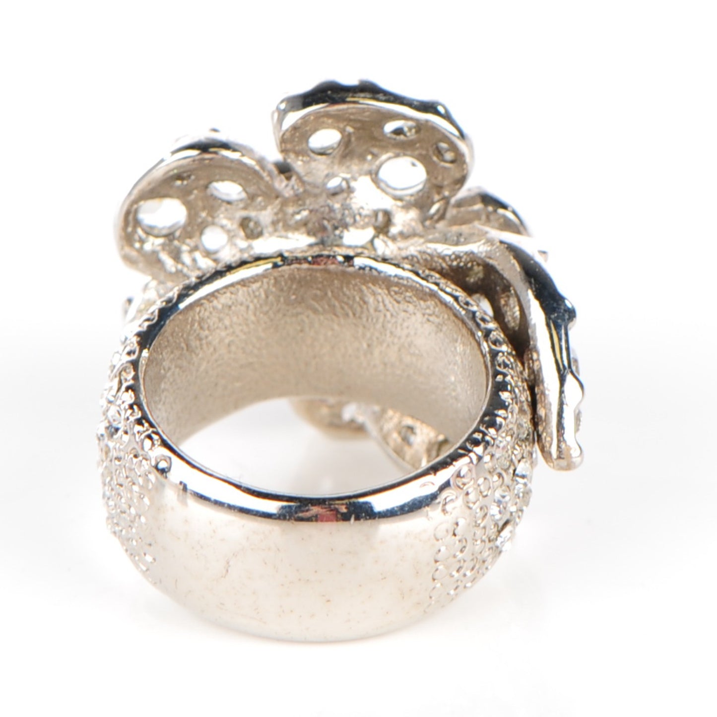 Swarovski Crystal Camellia Ring 6.5