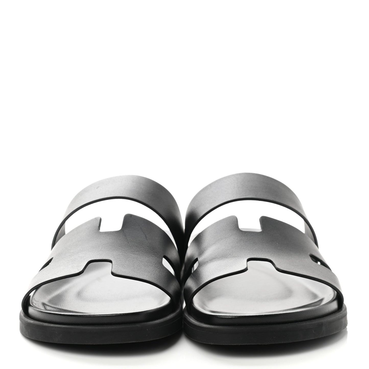 Calfskin Mens Chypre Sandals 43 Black