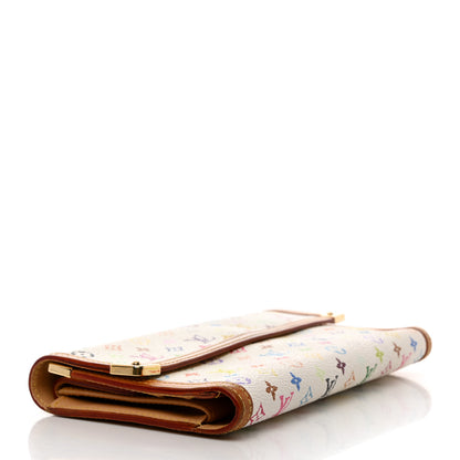 Louis Vuitton Monogram Multicolor Porte Tresor International Wallet White 4 of 11