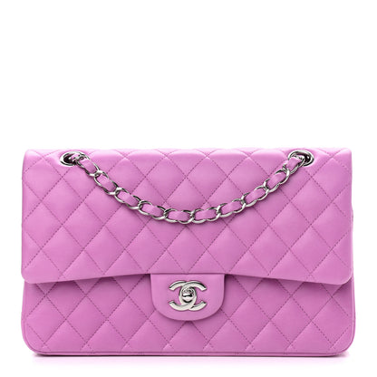 Chanel Lambskin Quilted Medium Double Flap Pink 1 of 10