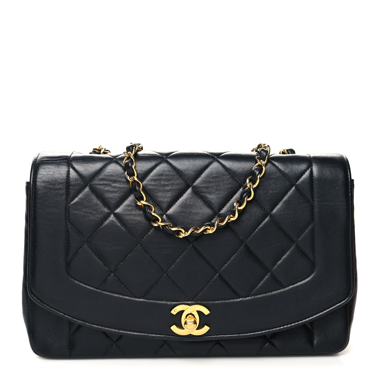 Chanel Lambskin Quilted Medium Single Flap Black 1 of 11