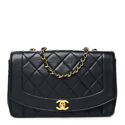 Chanel Lambskin Quilted Medium Single Flap Black 1 of 11
