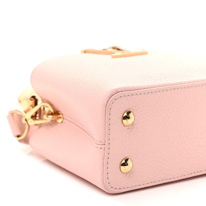 Louis Vuitton Taurillon Capucines Mini Bubble Gum Banane 8 of 9