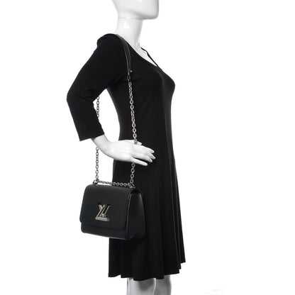 Louis Vuitton Epi Twist Shoulder Bag MM Black 2 of 10