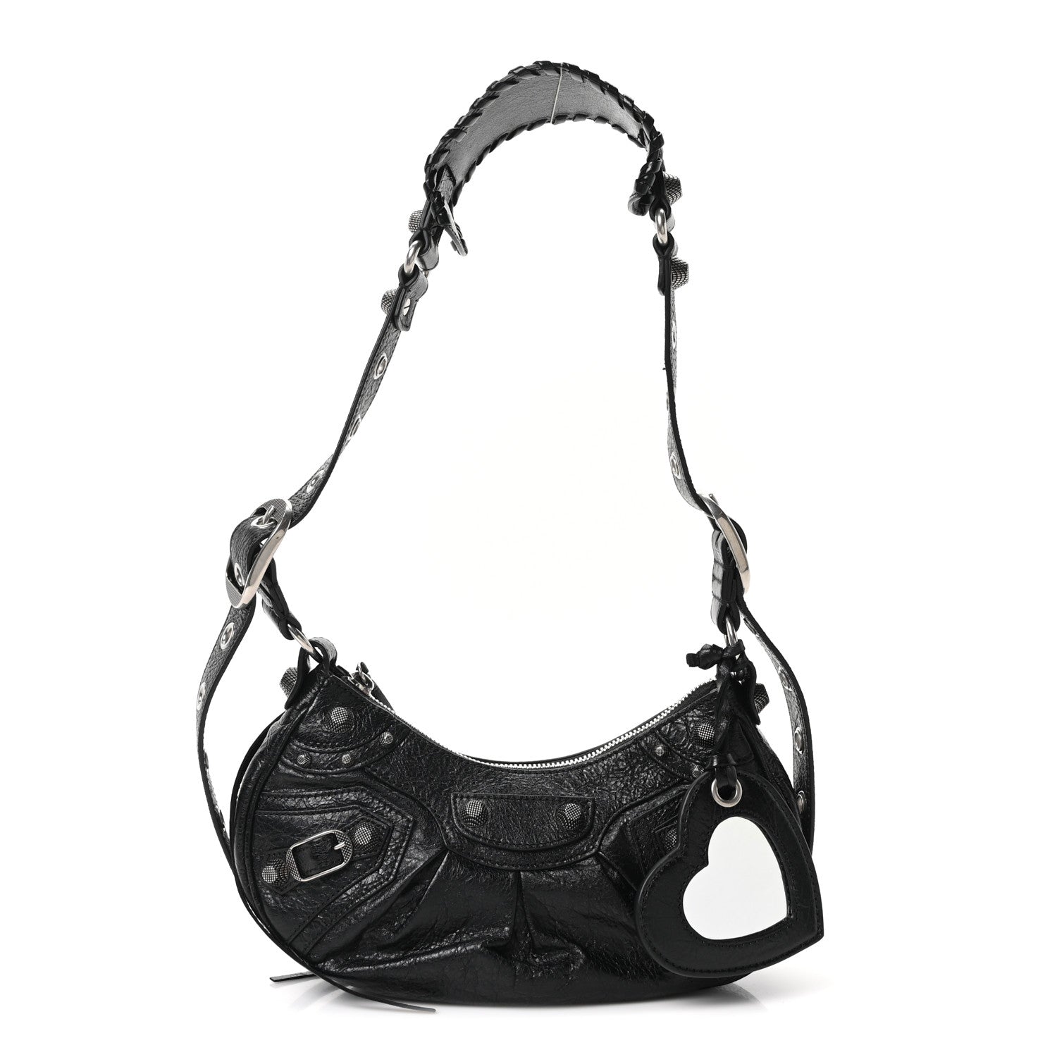 Balenciaga Agneau Arena Le Cagole Shoulder Bag XS Black 3 of 11