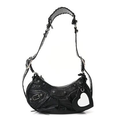 Balenciaga Agneau Arena Le Cagole Shoulder Bag XS Black 3 of 11