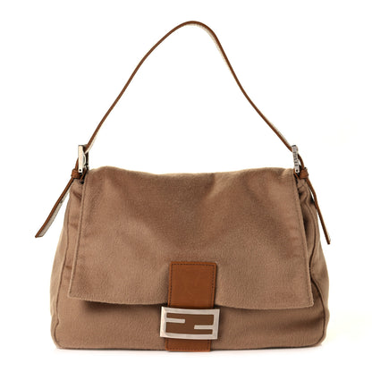 Fendi Cashmere Mama Baguette Brown 1 of 8
