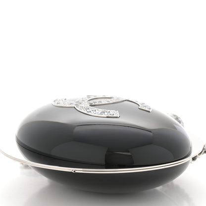 Chanel Resin Crystal CC Evening On The Moon Minaudiere Black 10 of 12