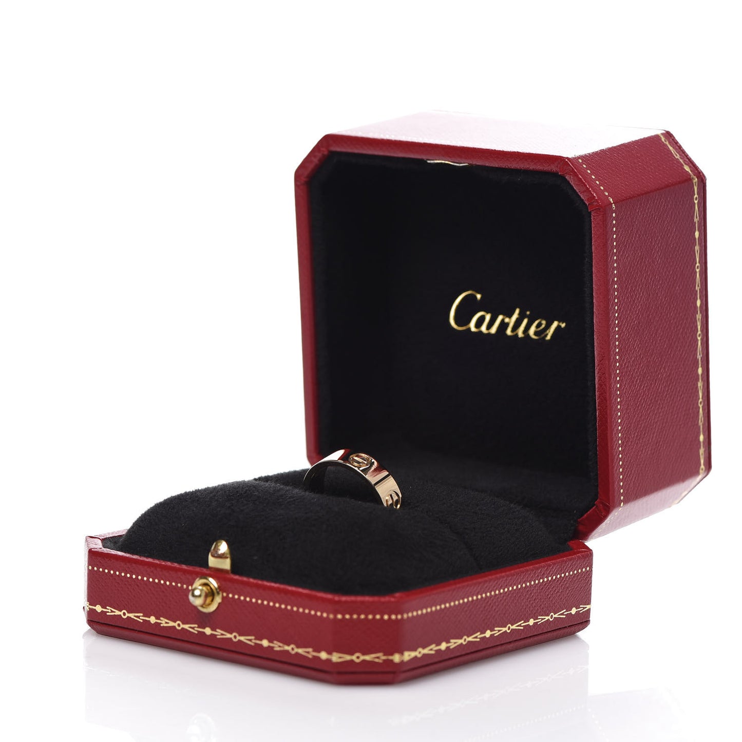 18K Yellow Gold 5.5mm LOVE Ring 54 6.75