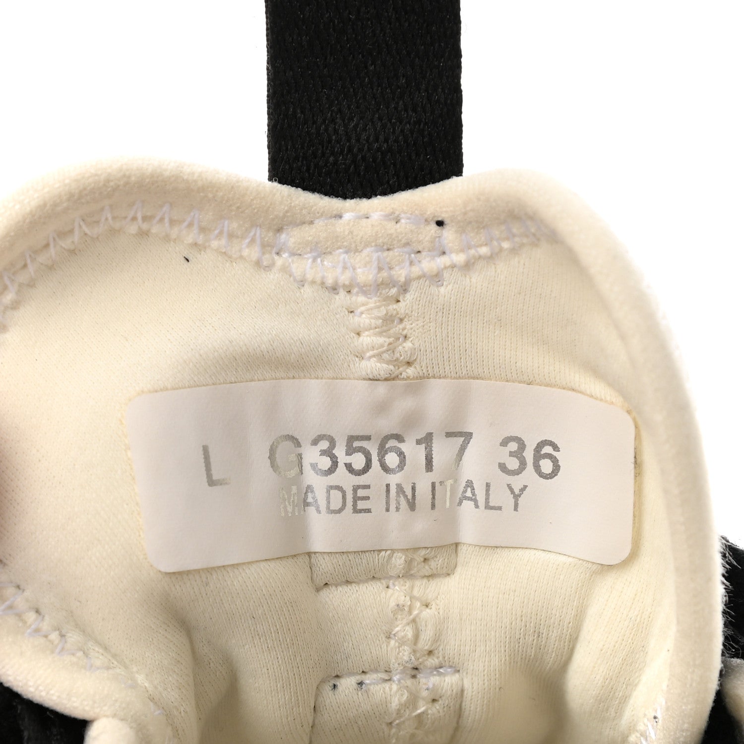 Chanel Velvet Calfskin Mixed Fibers CC Sneakers 36 Ivory Black 8 of 9