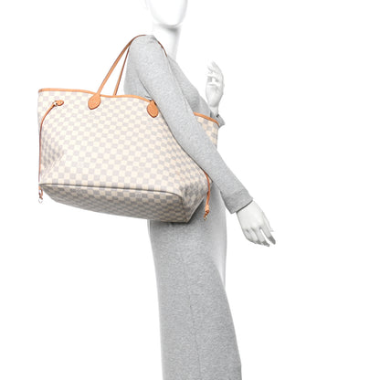 Louis Vuitton Damier Azur Neo Neverfull GM Rose Ballerine 2 of 10
