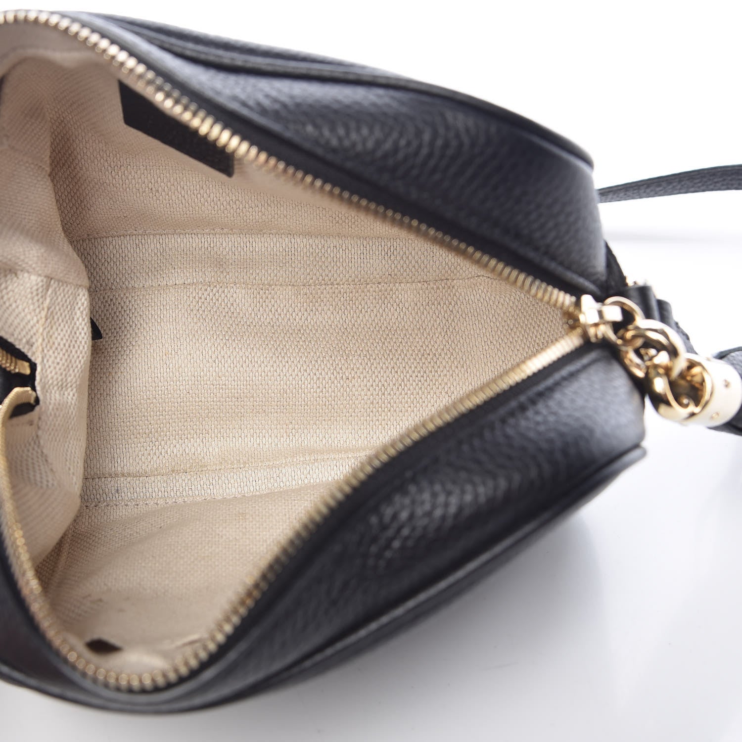 Gucci Pebbled Calfskin Small Soho Disco Bag Black 5 of 10