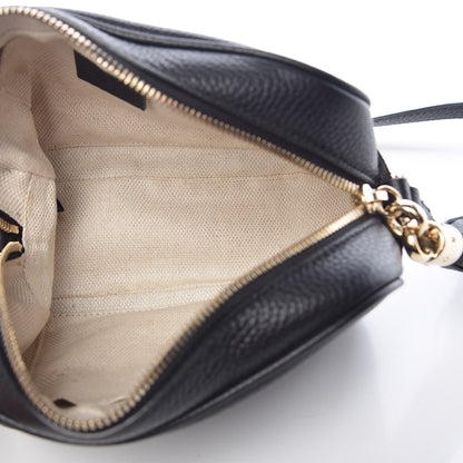 Gucci Pebbled Calfskin Small Soho Disco Bag Black 5 of 10