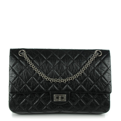 Chanel Aged Calfskin Quilted 2.55 Reissue 226 Flap Black 1 of 8