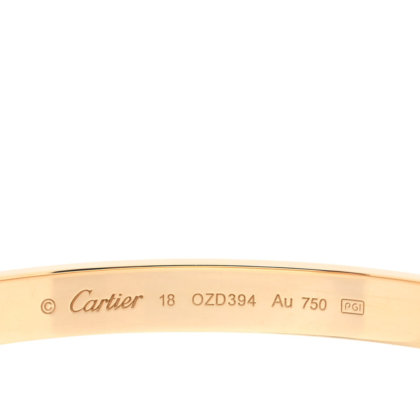 18K Yellow Gold LOVE Bracelet 18