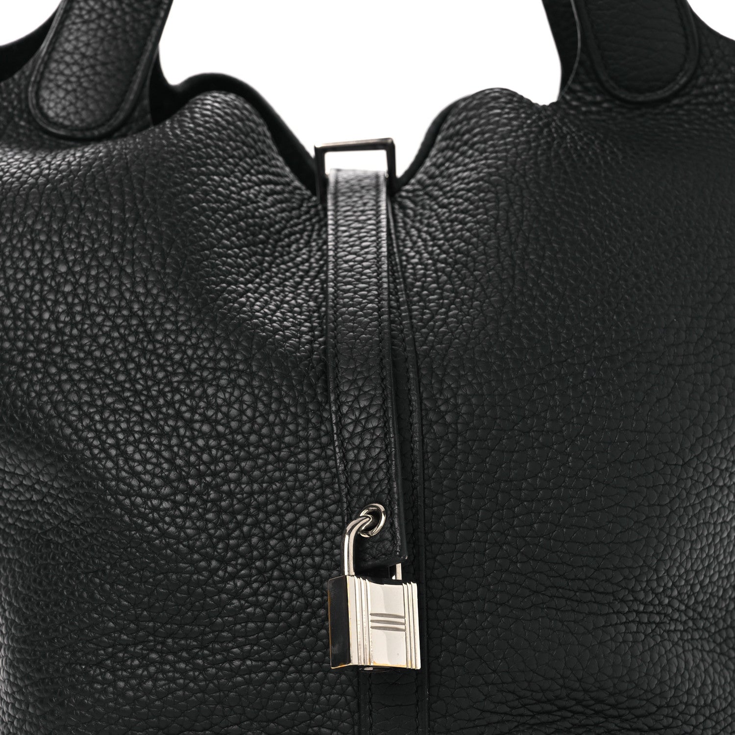 Hermes Taurillon Clemence Picotin Lock 22 MM Black 1851892