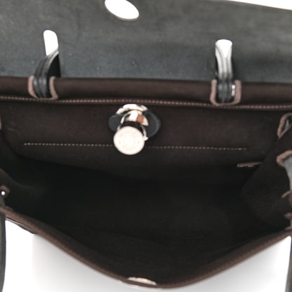 Hermes Toile H Berline Vache Hunter Herbag Zip 31 PM Ebene Black 6 of 15