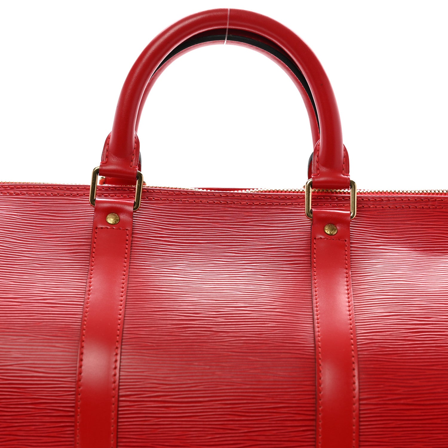 Louis Vuitton Epi Keepall 50 Castillan Red 7 of 12
