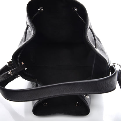 Givenchy Calfskin Small Lucrezia Drawstring Bucket Bag Black 6 of 15