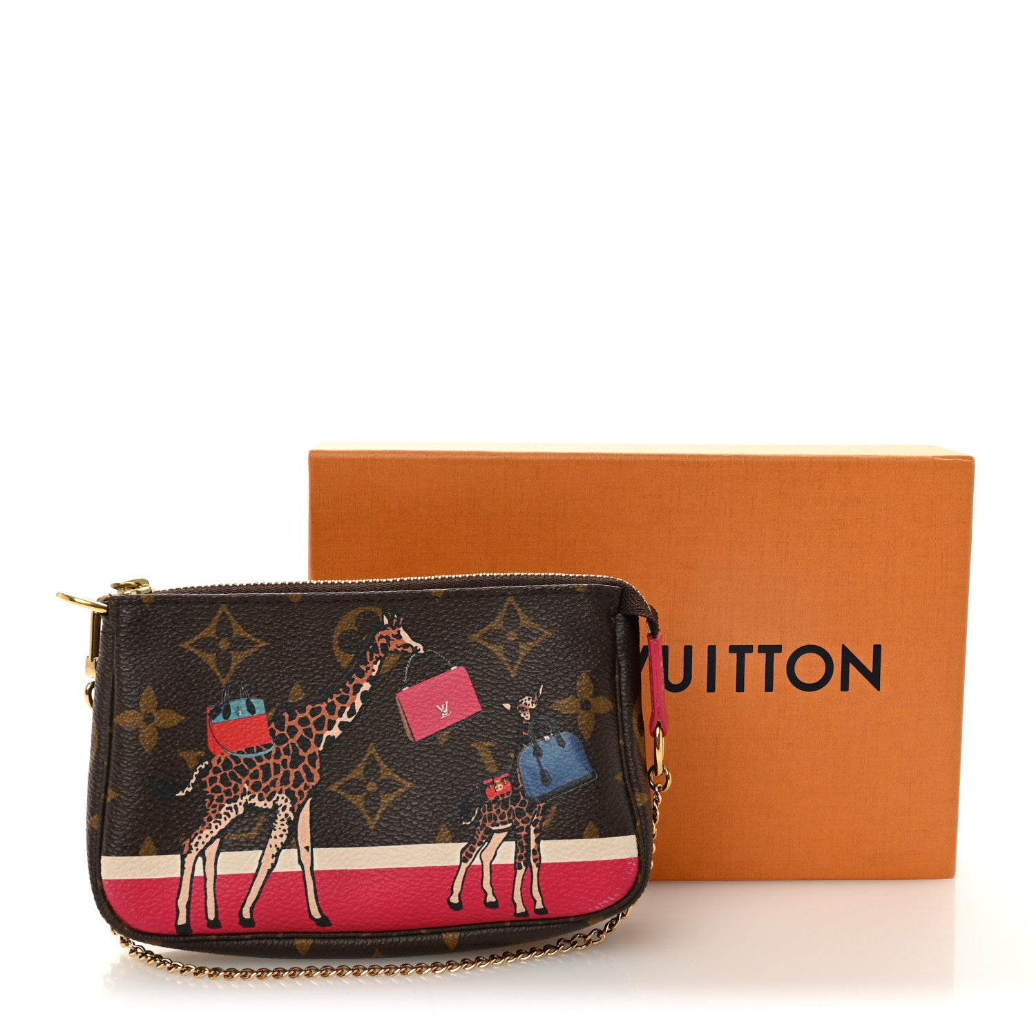 Louis Vuitton Monogram 2017 Christmas Animation Mini Pochette Accessories 8 of 8
