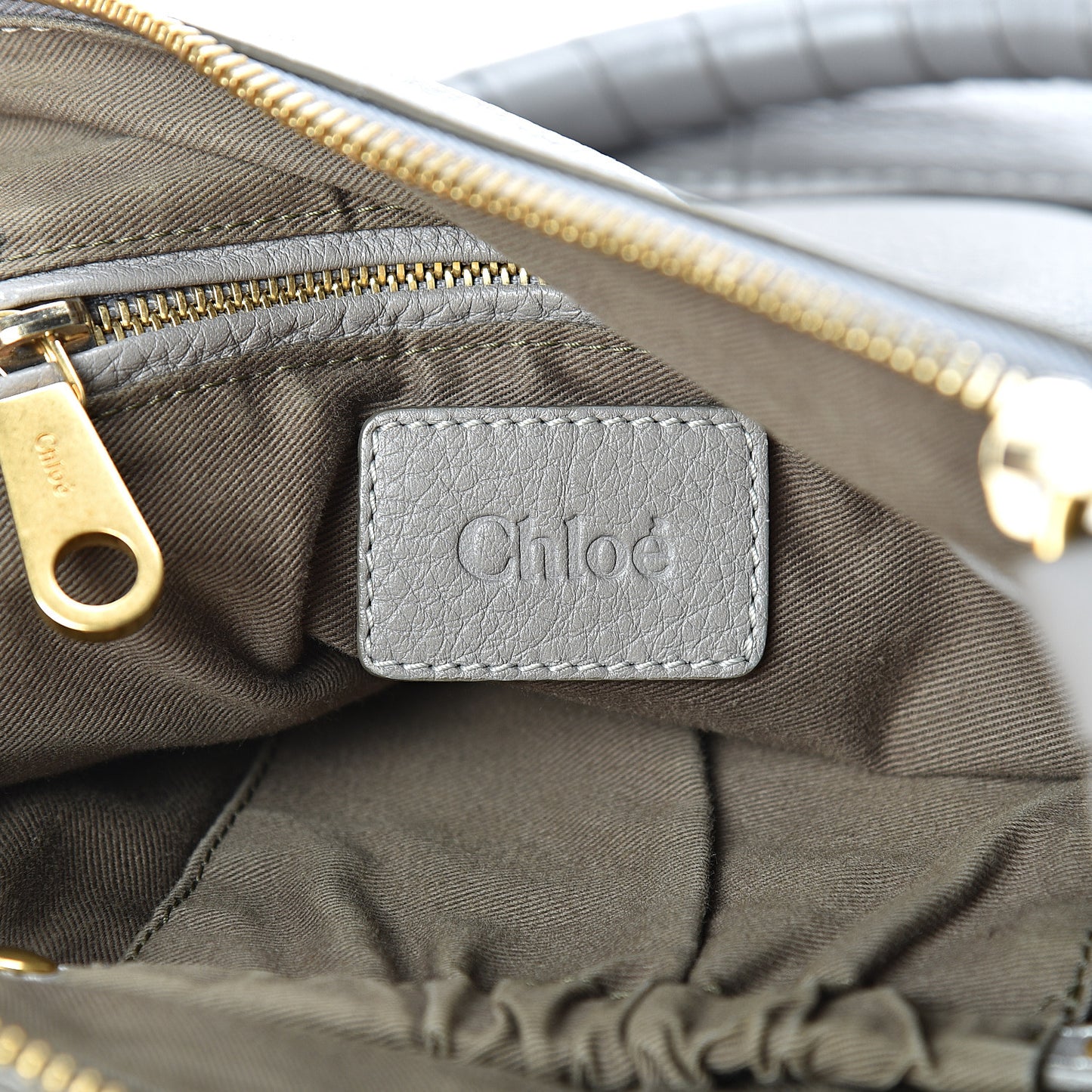 Calfskin Medium Marcie Satchel Cashmere Grey