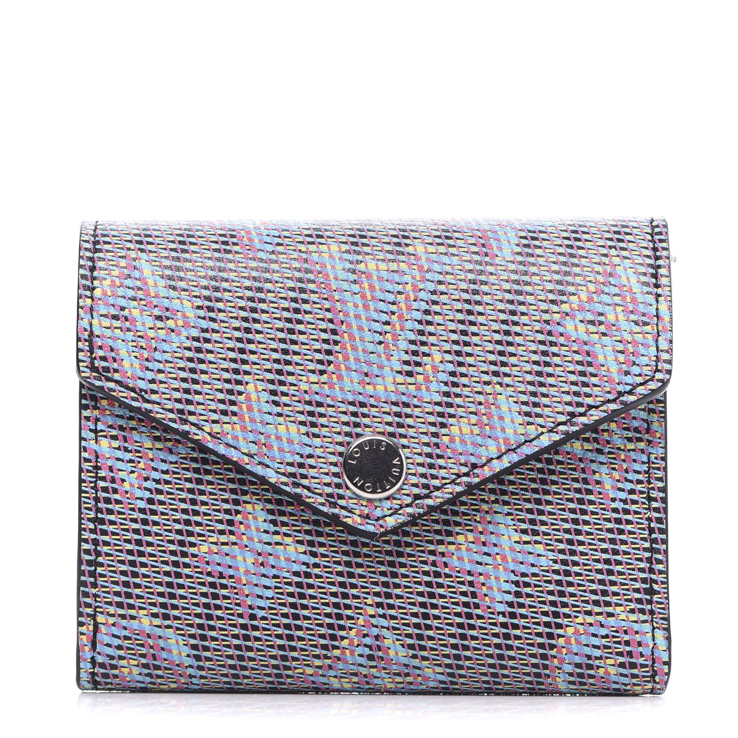 Louis Vuitton Monogram LV Pop Zoe Wallet Blue 1 of 8
