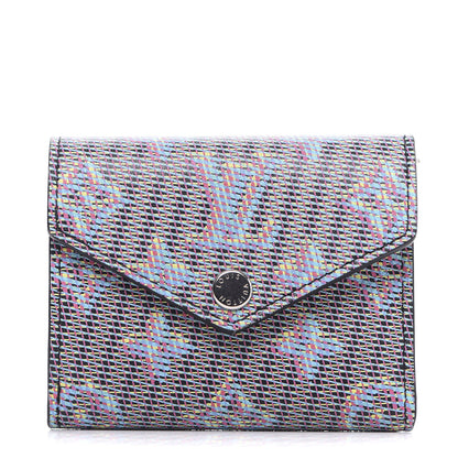 Louis Vuitton Monogram LV Pop Zoe Wallet Blue 1 of 8