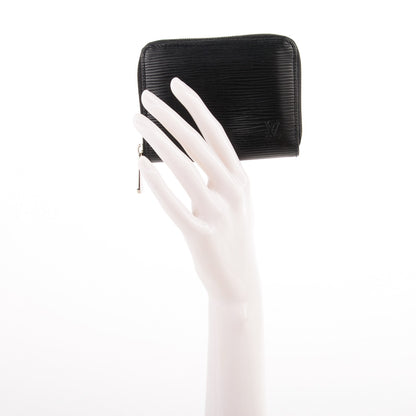 Louis Vuitton Epi Zippy Coin Purse Black 2 of 7