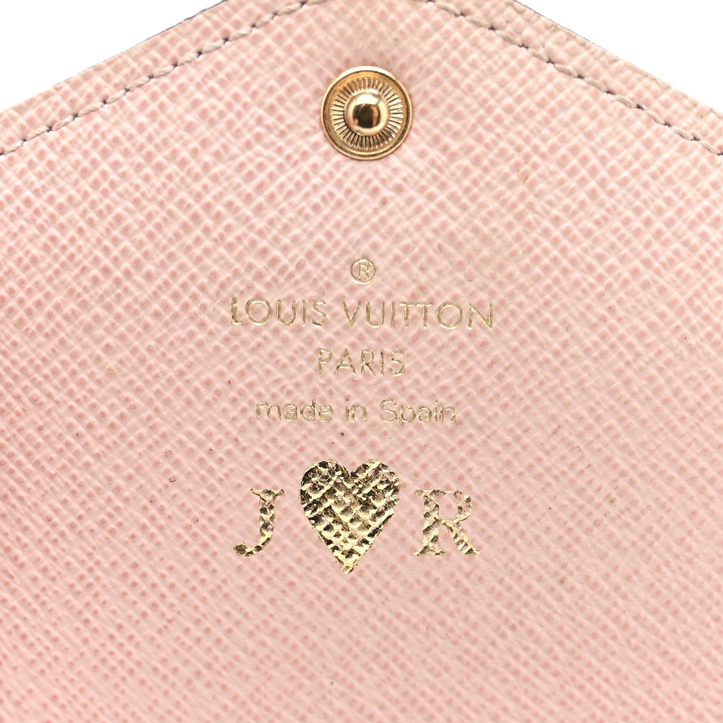 Monogram Josephine Wallet Rose Ballerine
