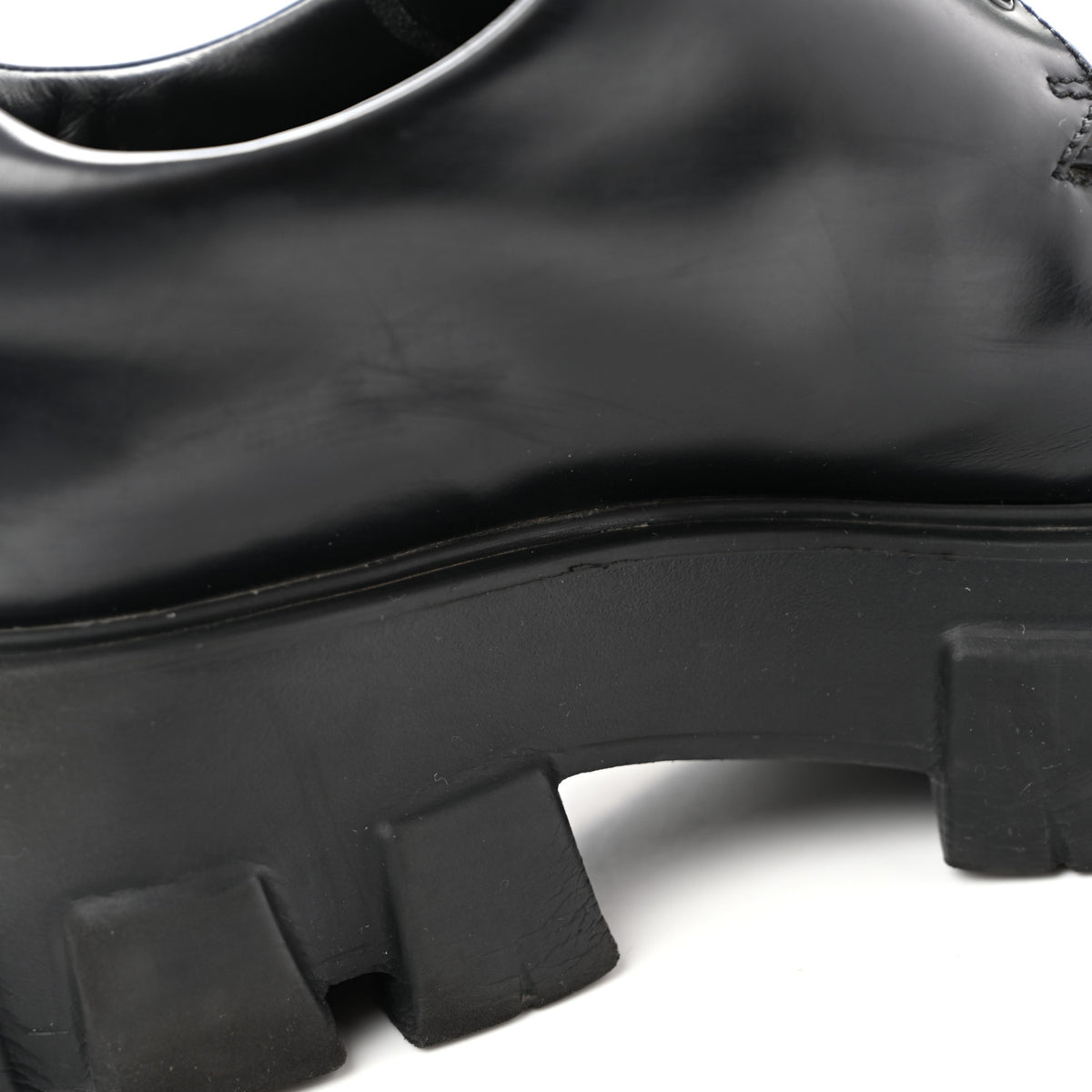 Spazzolato Rois Monolith 55mm Derby Loafers 38 Black