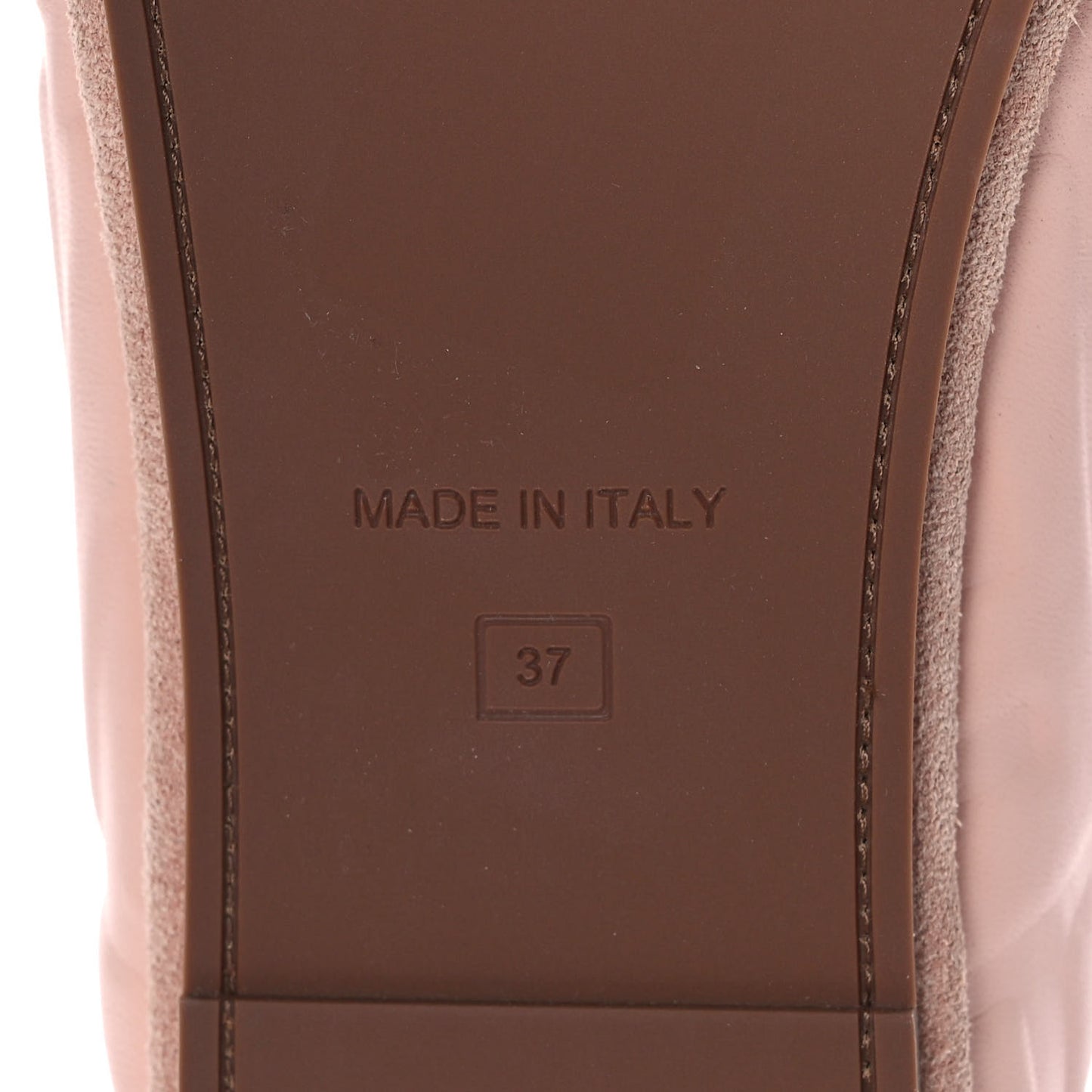 Nappa FF Embossed Slippers 37 Rosa Quarzo