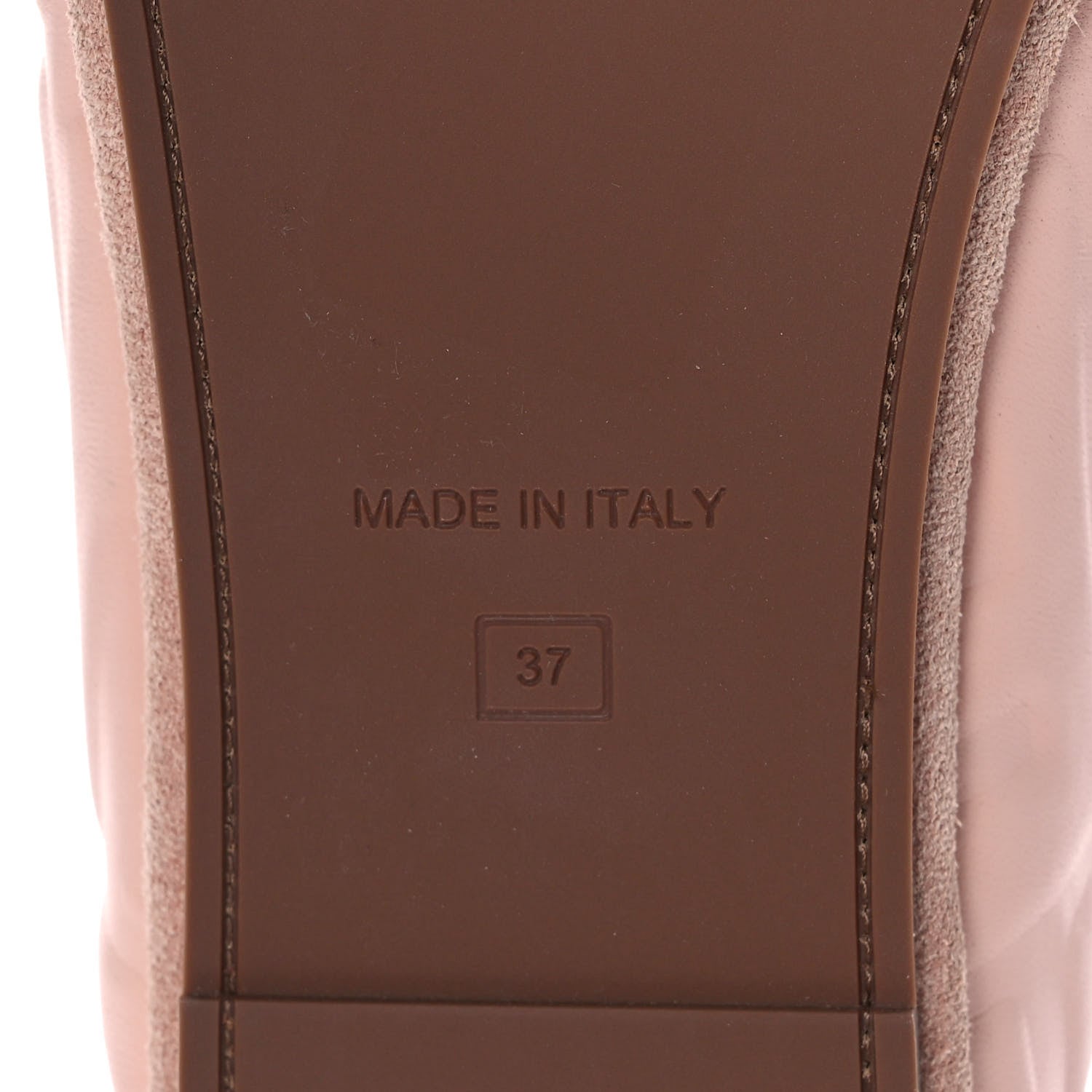 Fendi Nappa FF Embossed Slippers 37 Rosa Quarzo 7 of 10