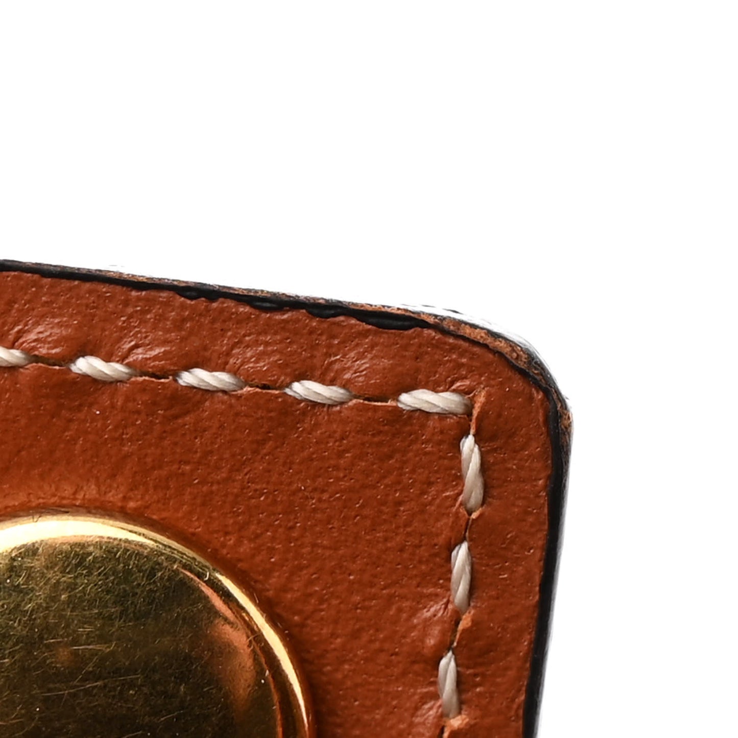 Triomphe Canvas Calfskin Medium Bucket Bag Tan