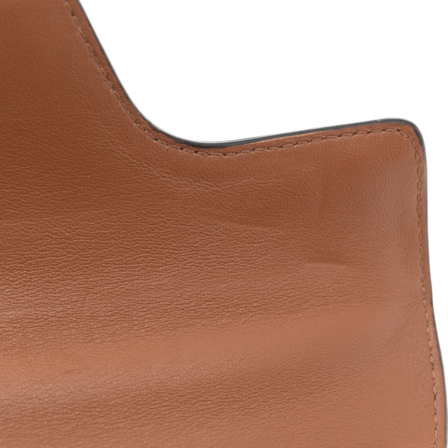 Natural Calfskin Besace Small 16 Tan