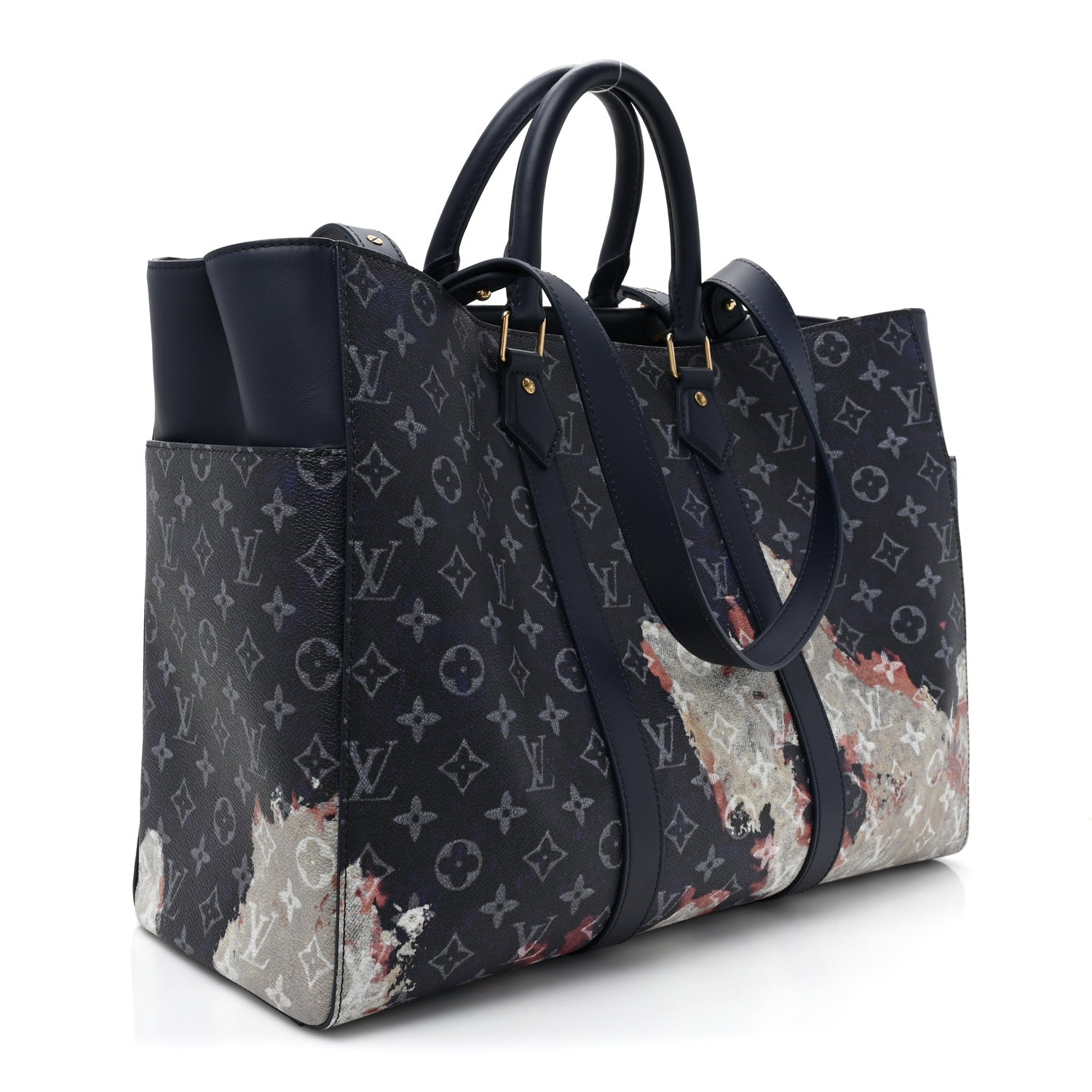 Louis Vuitton Monogram Bleach Eclipse Sac Plat 24H 3 of 11