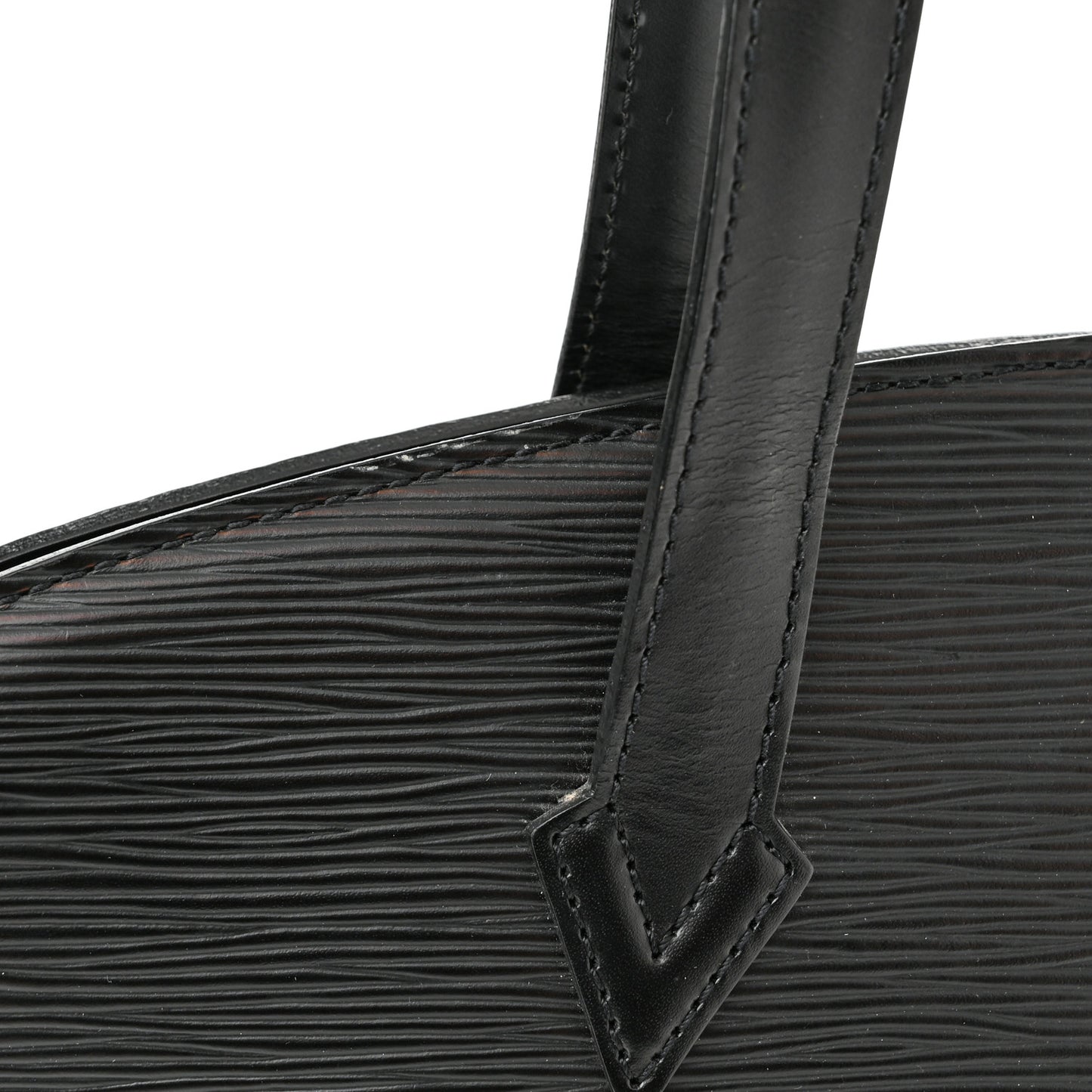 Epi Saint Jacques PM Long Straps Black
