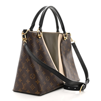 Louis Vuitton Monogram V Tote MM Khaki Cream 3 of 11