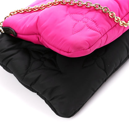 Louis Vuitton Econyl Monogram Pillow Maxi Multi Pochette Accessories Black Fuchsia 10 of 11