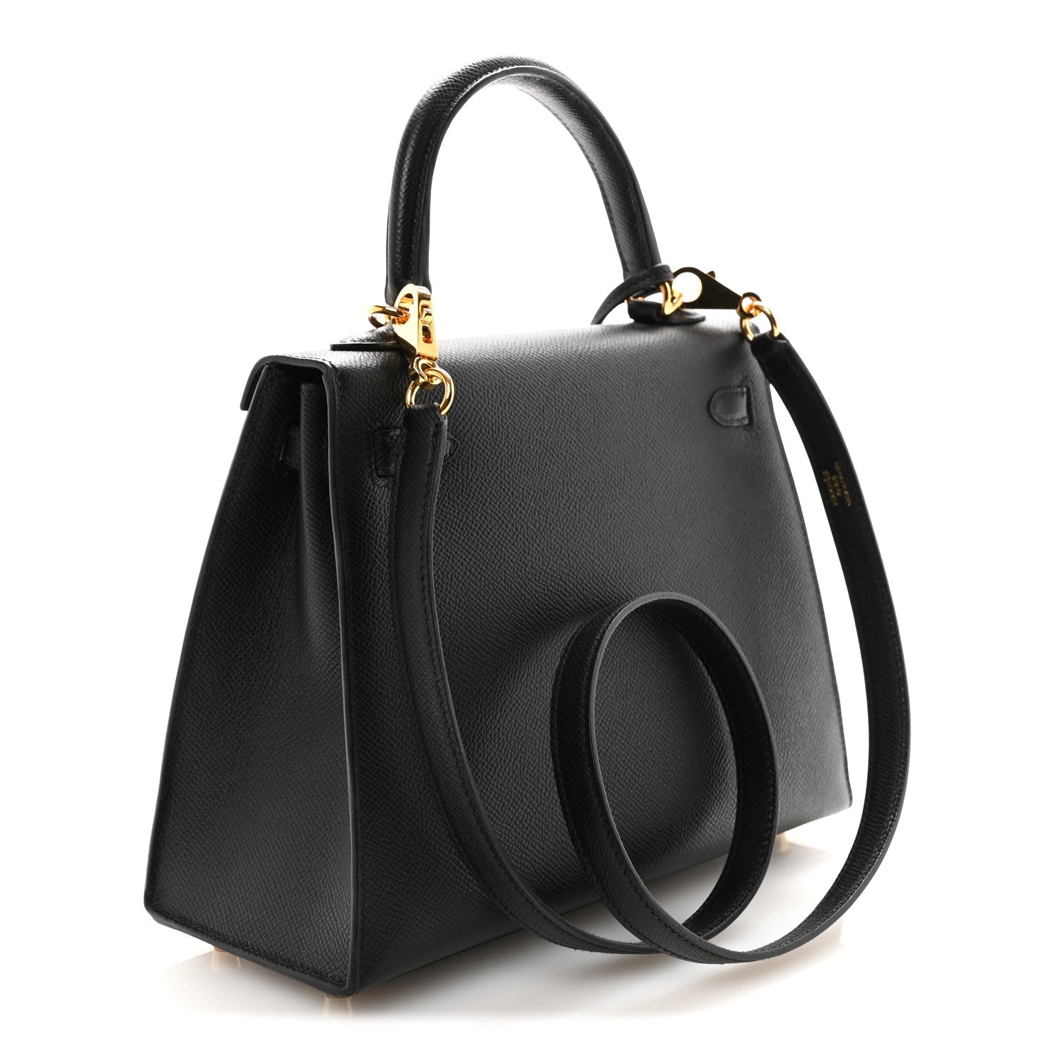 Hermes Epsom Kelly Sellier 25 Black 3 of 9