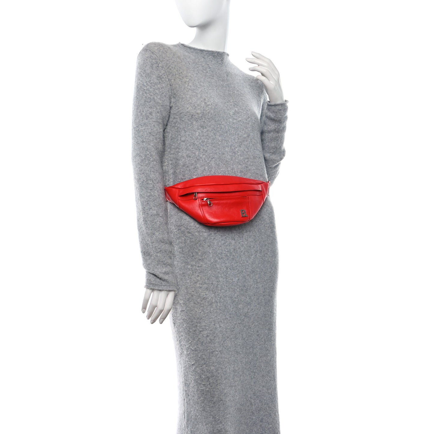 Calfskin Soft XS B Belt Bag Vivid Red