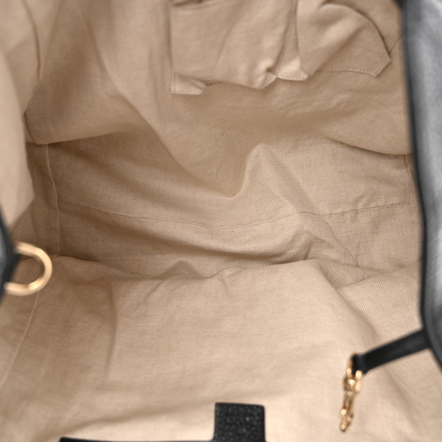 Gucci Pebbled Calfskin Large Soho Shoulder Bag Black 5 of 13