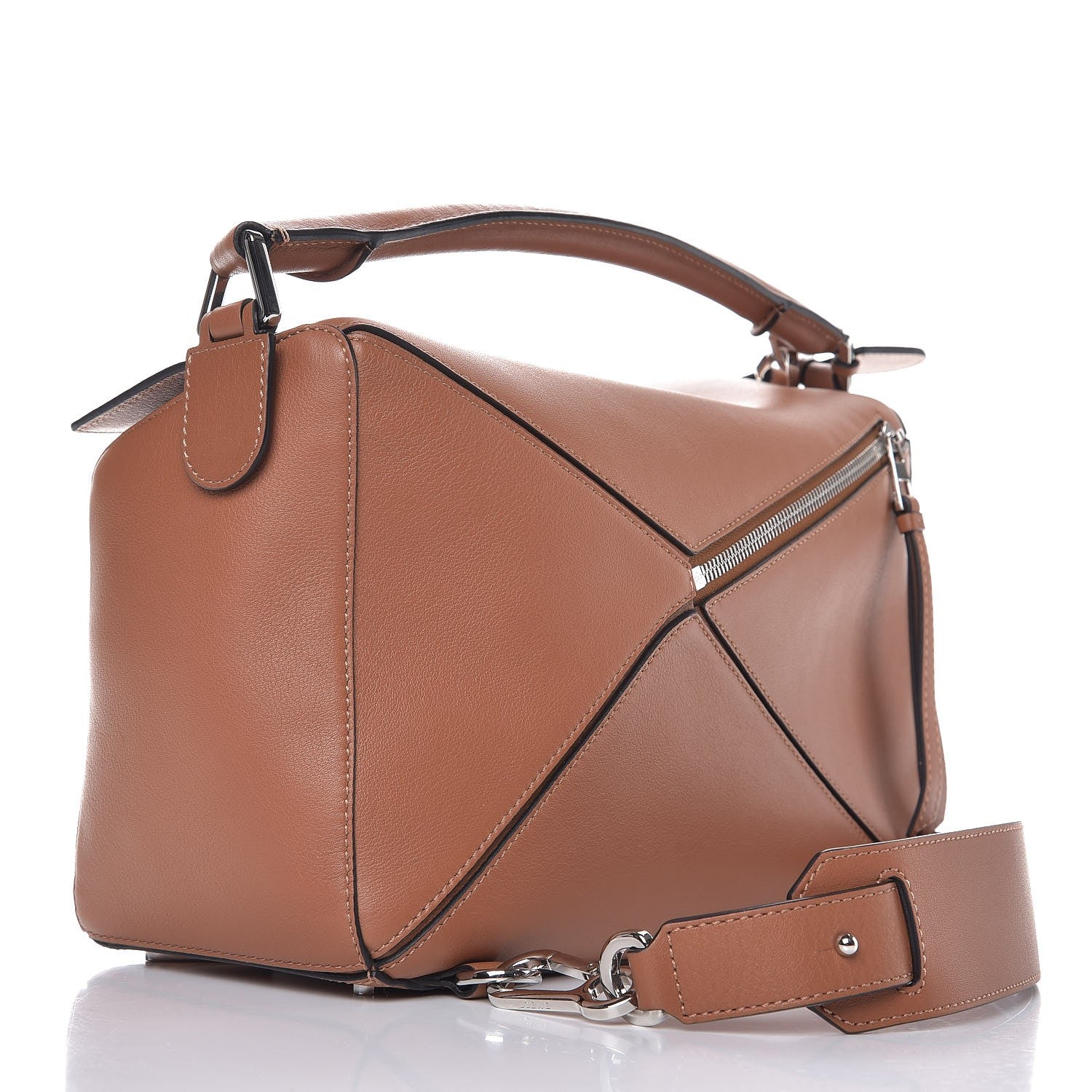 Loewe Calfskin Puzzle Bag Tan 3 of 7