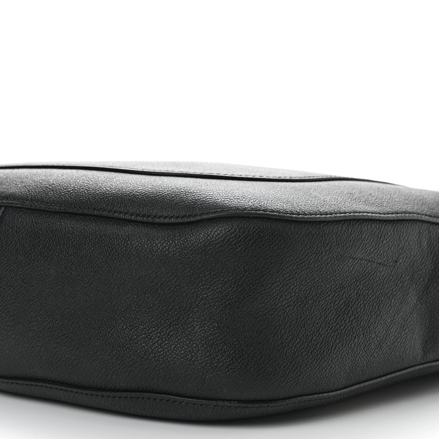 Grainy Calfskin Small Elmstone Hobo Black